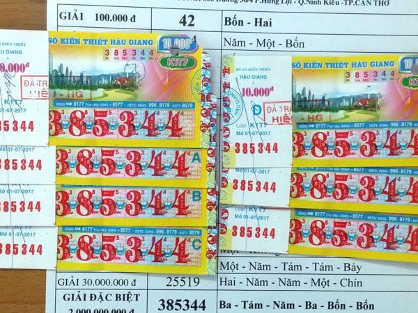 Trúng độc đắc 4 ngày liên tiếp, người phụ nữ sợ không dám mua vé số