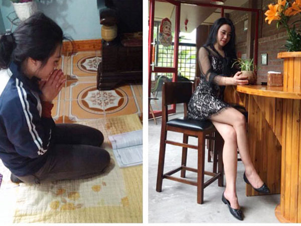 Chị em trước và trong Tết lột xác 'lồng lộn' khiến đàn ông chóng mặt