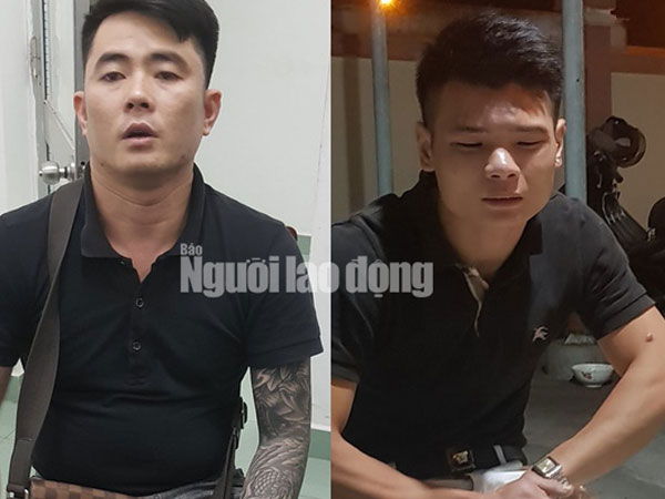 CSGT đuổi theo xe Lexus, bắt 2 thanh niên nghi tàng trữ ma túy