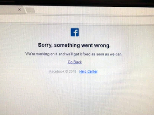 Facebook, Instagram gặp lỗi không thể truy cập
