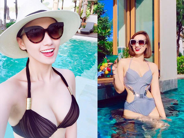 Loạt ảnh bikini nóng bỏng của Lã Thanh Huyền ngày đầu năm mới