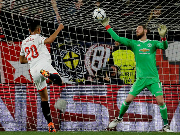 De Gea chơi xuất thần, Man Utd vất vả cầm hòa Sevilla