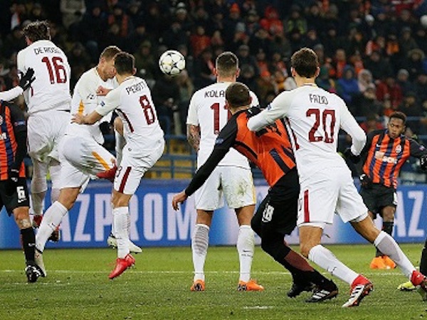 Roma thua ngược Shakhtar Donetsk