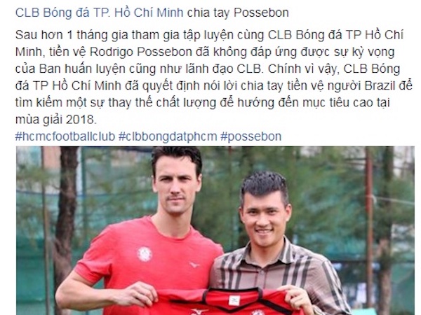 Vì sao Công Vinh và HLV Miura thanh lý cựu tiền vệ M.U?