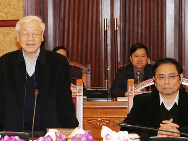 Ban Bí thư: Địa phương về chúc Tết trung ương giảm mạnh