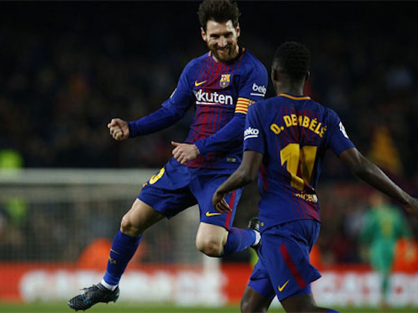 Suarez lập hat-trick, Messi ghi cú đúp giúp Barca đại thắng