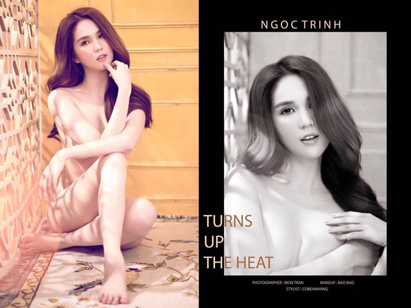 Ngọc Trinh không chỉ có ảnh nude mà có cả clip hậu trường nóng rẫy