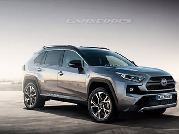Toyota Rav4 2019 thế hệ mới sẽ cạnh tranh Honda CR-V