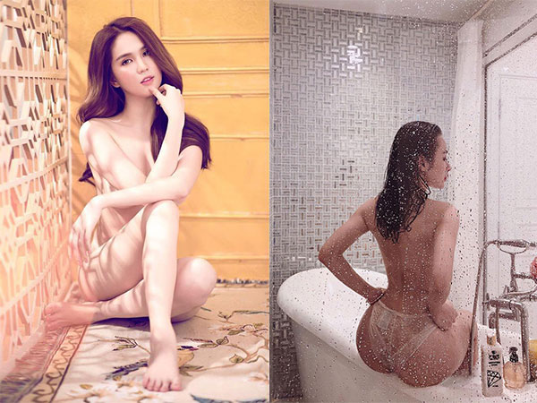 'Cuộc chiến' Vbiz đầu năm: Ngọc Trinh và Angela Phương Trinh đều khoe ảnh nude táo bạo, người đẹp nào nóng bỏng hơn?