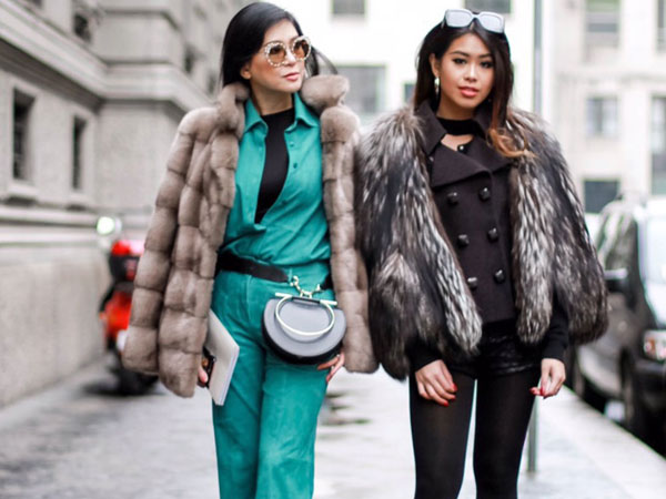 Em chồng Hà Tăng ăn diện phá cách đi Milan xem thời trang