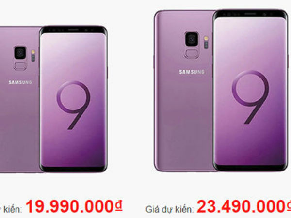 Giá Galaxy S9 tại Việt Nam sẽ khoảng 20 triệu đồng