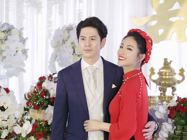 Tiết lộ những hình ảnh hiếm hoi trong lễ đính hôn của Mai Hồ và bạn trai 'soái ca'