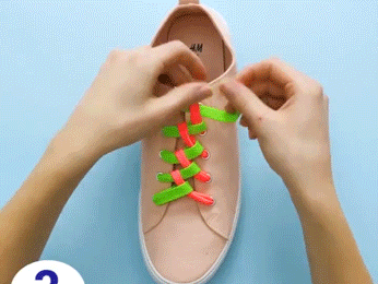 6 cách thắt dây giày đẹp cho bạn gái