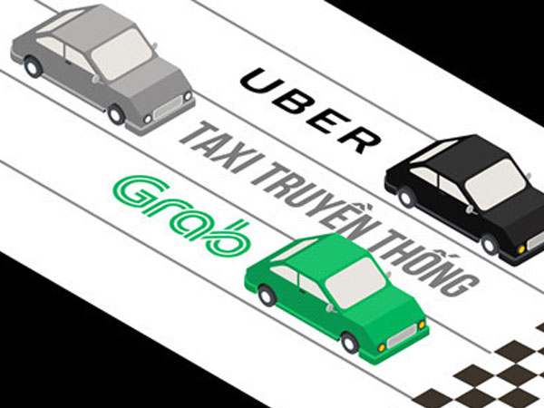Bộ Công Thương ủng hộ công bằng với taxi sau 2 năm thí điểm Uber, Grab