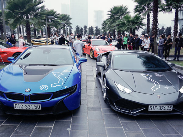 Dàn siêu xe hội tụ tại Hà Nội - khởi động Car&Passion; 2018