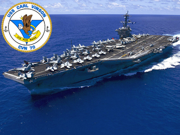 USS Carl Vinson, tàu sân bay 'đại bàng vàng' của hải quân Mỹ