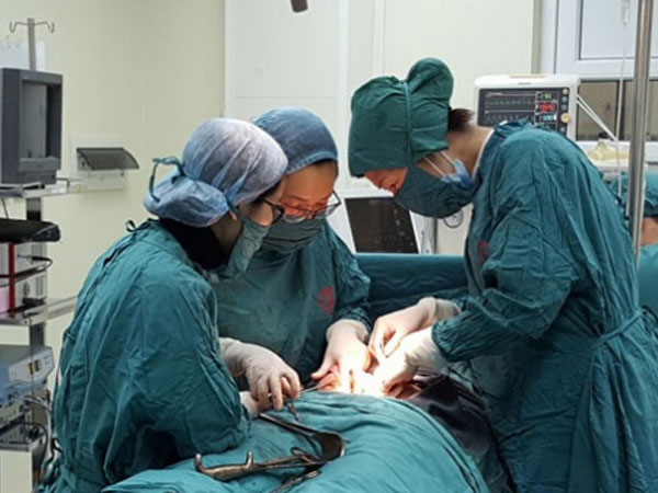 Thai phụ bị vỡ tử cung được cứu sống trong gang tấc