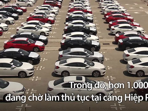 Video: Lô ôtô 2.000 chiếc đầu tiên hưởng thuế nhập khẩu 0%