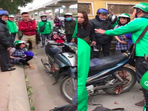 Hà Nội: Xôn xao chuyện Grab bắt bà bầu đền chắn xích xe máy giá 700.000đ vào ngày 8/3