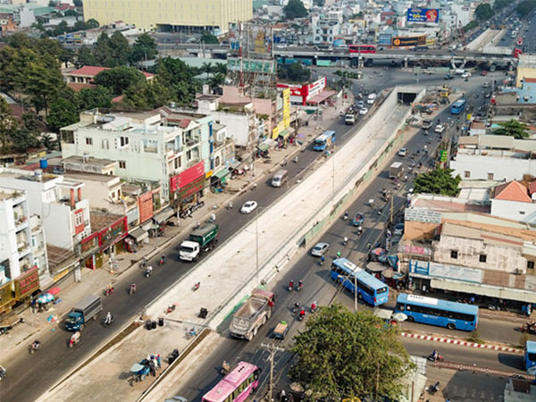Nhánh N1 hầm chui ngã tư An Sương - Sài Gòn sắp thông xe