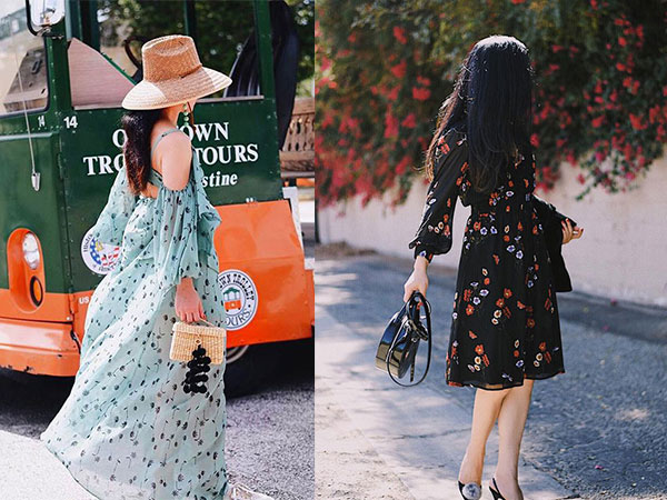 Cứ đến đầu mùa Xuân/Hè là những thiết kế váy hoa lại rộ lên với đủ mọi kiểu dáng