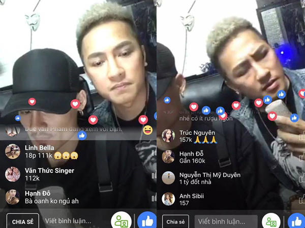 Hoa Vinh giao lưu cùng Châu Khải Phong tạo nên kỉ lục livestream 161k lượt tương tác cùng lúc