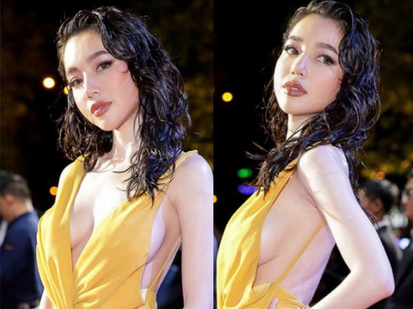 Elly Trần khoe ngực 'khủng' trên thảm đỏ lấn át cả loạt chân dài