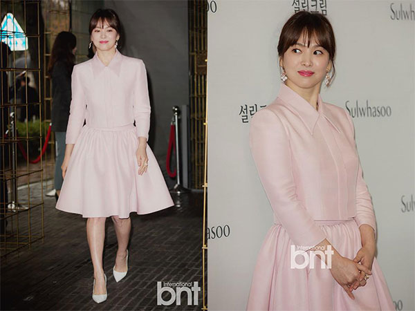 Song Hye Kyo công khai xuất hiện, lộ thân hình béo ú, mặt tròn xoe