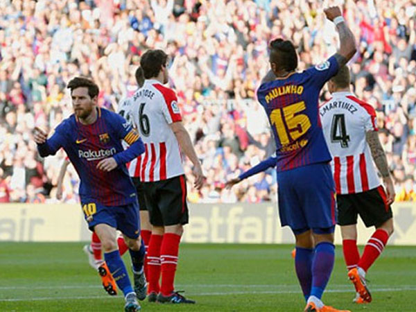 Messi nối dài chuỗi trận ghi bàn, Barca tiếp tục bay cao ở La Liga
