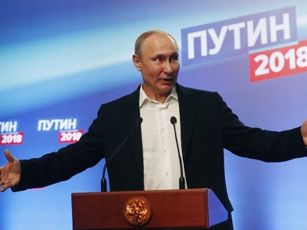 Putin tái đắc cử tổng thống Nga