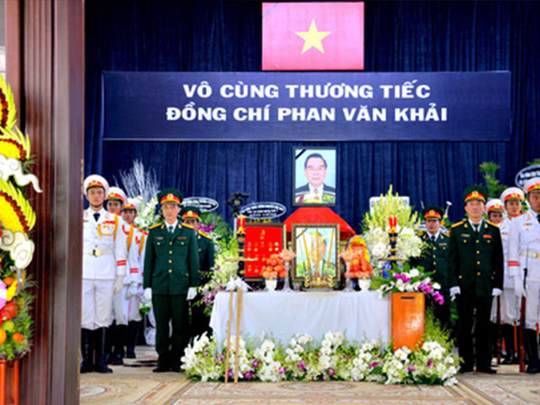 Tối nay, đưa linh cữu cố Thủ tướng Phan Văn Khải đến Hội trường Thống Nhất