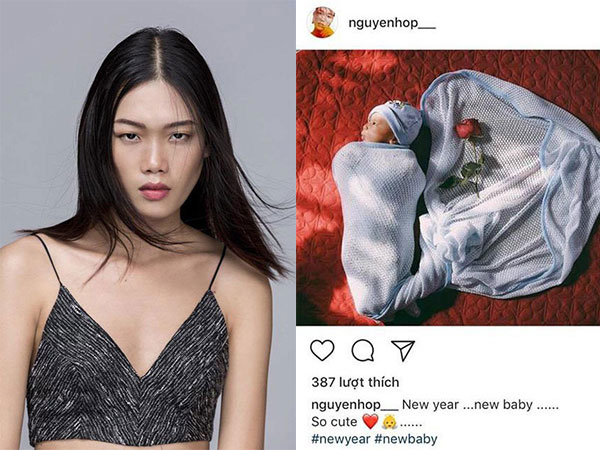 Sau thời gian dài 'mất tích' trên sàn diễn, Nguyễn Hợp Next Top vướng nghi vấn bất ngờ sinh con