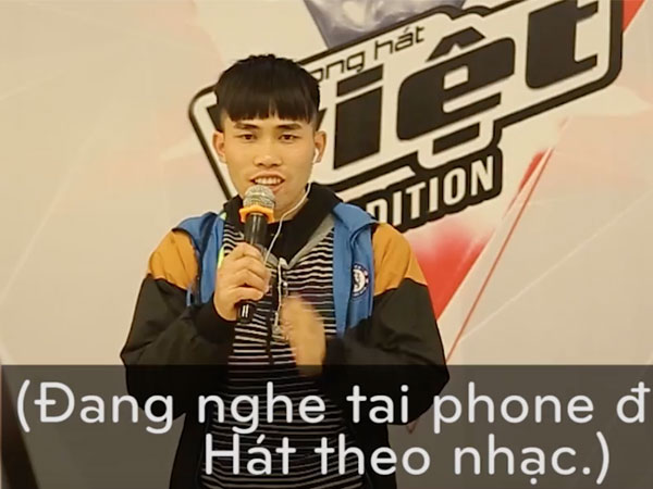 Vòng loại 'Giọng hát Việt' xuất hiện anh chàng đòi hát từ Quan họ đến EDM, không nghe cả lời giám khảo