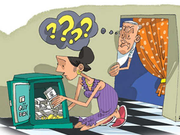 Vợ chồng không nên có quỹ 'đen' mà nên có quỹ riêng