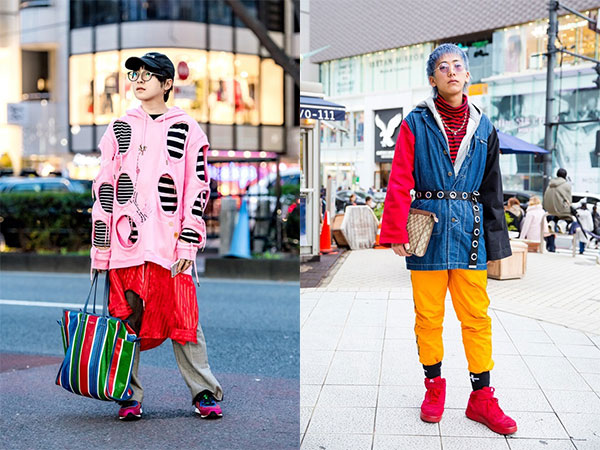 Giới trẻ mặc nổi loạn trên đường phố Tokyo