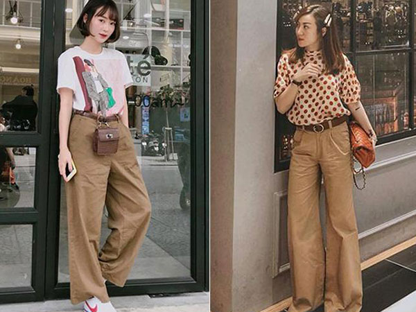 Thật khó hiểu khi mốt quần ống rộng 'cổ lổ sĩ' lại khiến nhiều chị em say mê