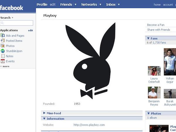 Playboy xóa tài khoản Facebook vì nguy cơ rò rỉ dữ liệu người dùng
