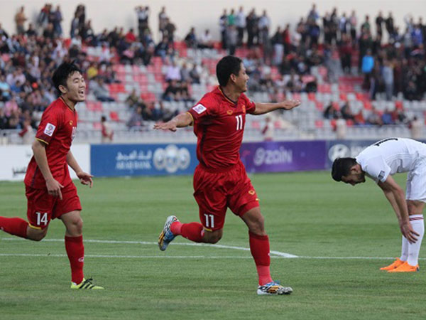Video bàn thắng Jordan 1-1 Việt Nam