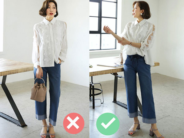 Quần ống rộng sẽ không còn 'khó nhằn' nếu các nàng biết 4 mẹo nhỏ này