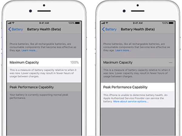 iOS 11.3 có thể phát hiện iPhone đã thay pin 'lô'