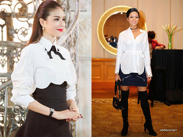 Chọn sơ mi trắng như Phạm Hương, Hà Hồ đảm bảo mặc không bao giờ thấy chán