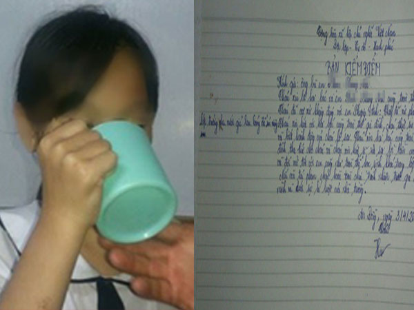 Cô giáo phạt học sinh uống nước giẻ lau bảng là con Phó phòng Giáo dục huyện