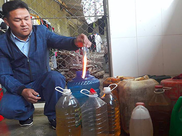Nước giếng ở Hà Tĩnh bốc cháy như dầu hỏa