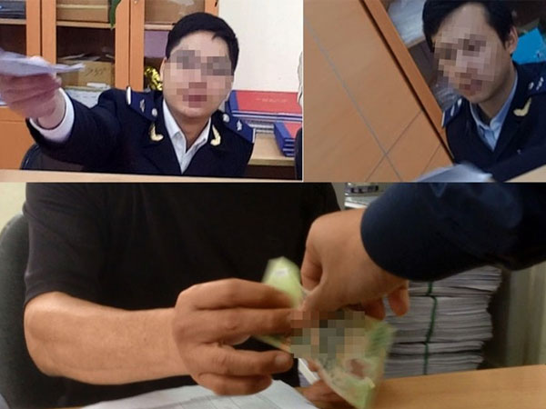 Nườm nượp cảnh kẹp tiền, đưa - nhận tại Hải quan Hải Phòng