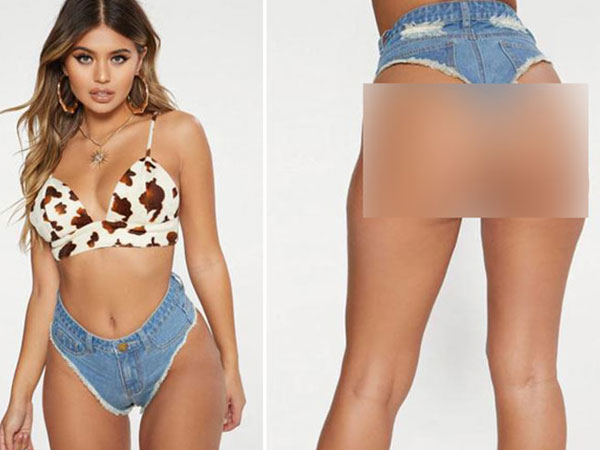 'Quần lót' denim gây tranh cãi vẫn cháy hàng trong 'một nốt nhạc'