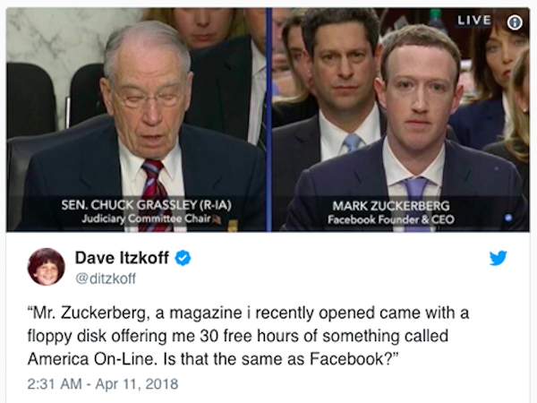 Những câu hỏi của Thượng nghị sĩ Mỹ cho CEO Facebook