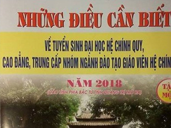 NXB Giáo dục thừa nhận sai sót 16 ngành học tuyển sinh 'biến mất'