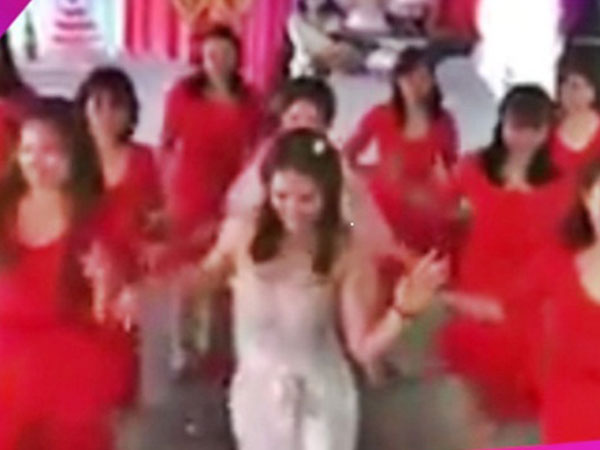 Cô dâu Hải Dương mặc váy ngắn nhảy Lambada trong đám cưới