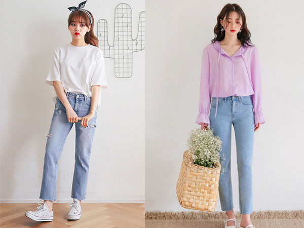 Định mặc quần jeans ống đứng, các nàng hãy chọn 1 trong 4 combo cứ lên đồ là đẹp miễn chê này
