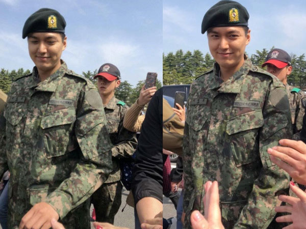 Lee Min Ho tăng cân đáng kể sau một năm nhập ngũ